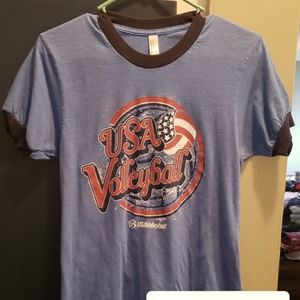 USA volleyball tee